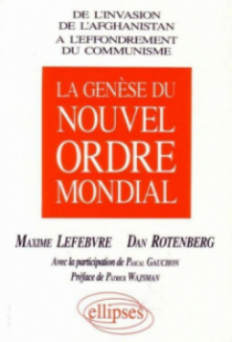 La genèse du nouvel ordre mondial
