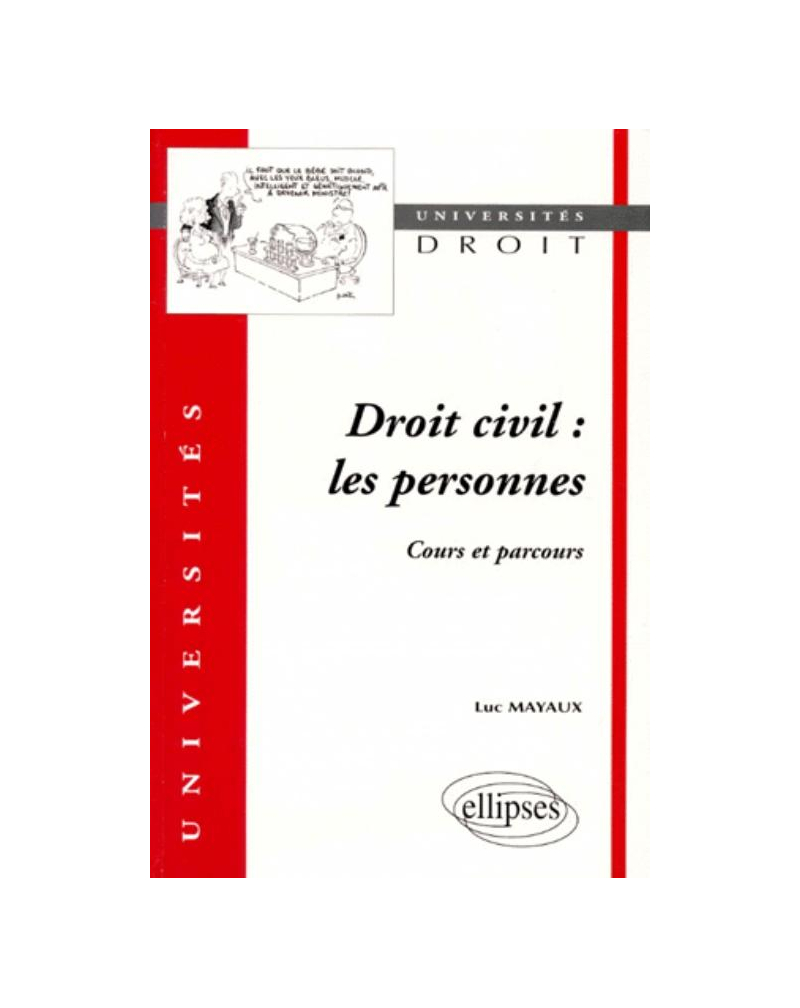 Droit civil : les personnes - Cours et parcours