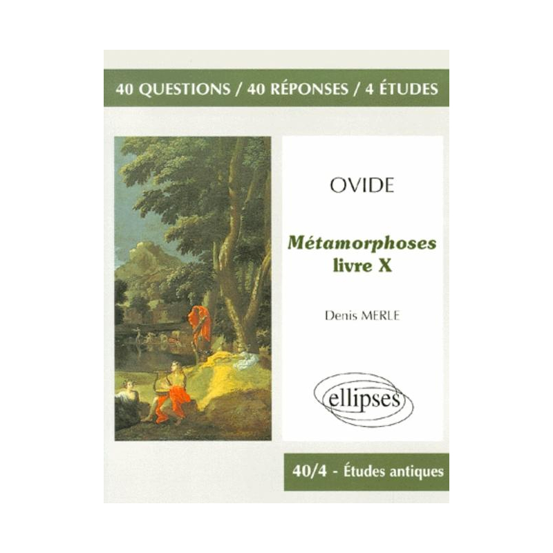 Ovide, Métamorphoses (Livre X)