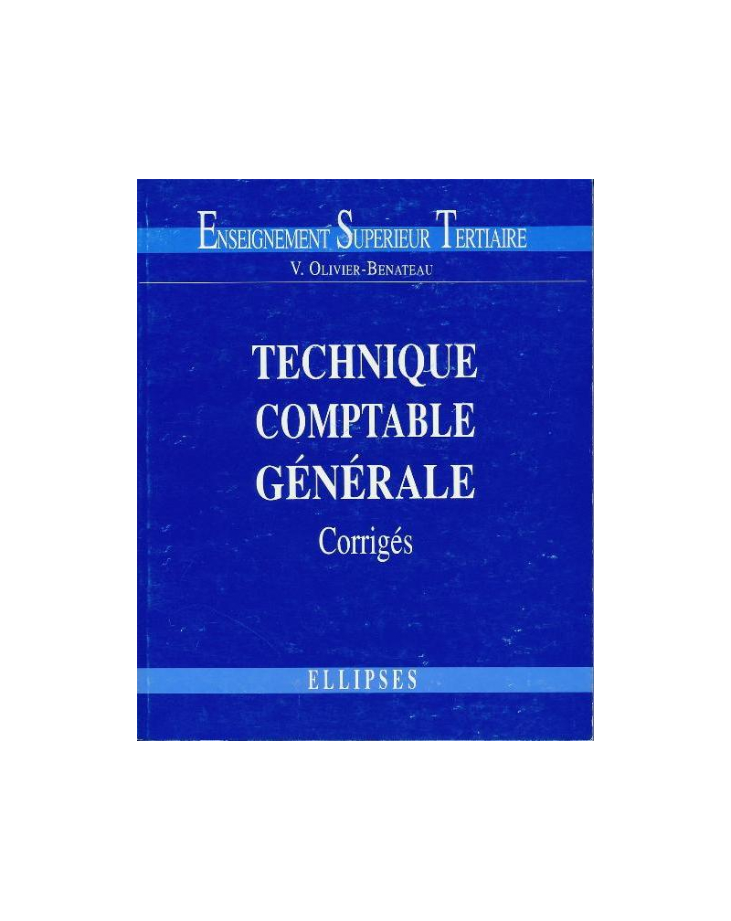 Technique comptable générale - 2 - Corrigés