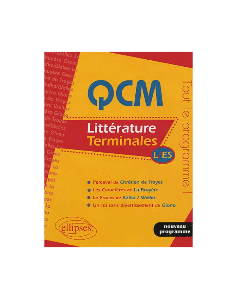 Littérature - Terminales L/ES