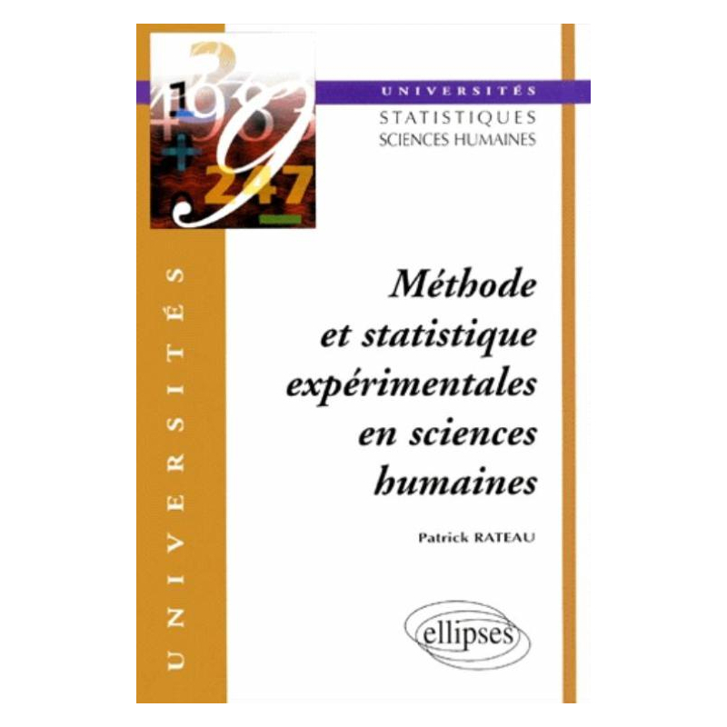 Méthode et statistique expérimentales en sciences humaines