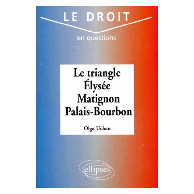 Le triangle : Elysée - Matignon - Palais Bourbon