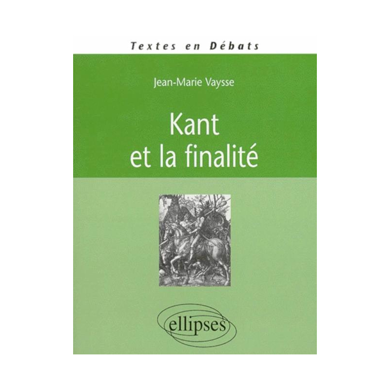 Kant et la finalité
