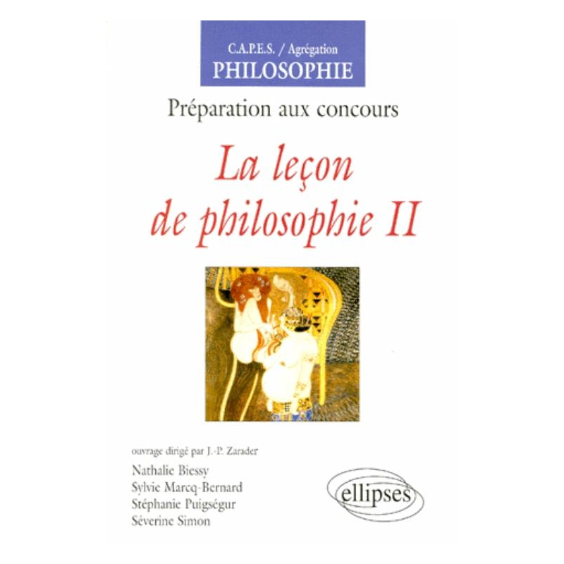 La leçon de philosophie, II