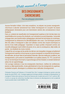 Petit manuel à l'usage des enseignants-chercheurs - Pour une pédagogie universitaire