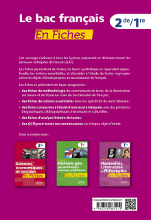 Le bac français en fiches. Seconde. Première