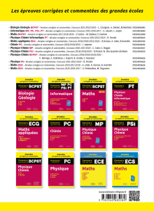 Maths et informatique. MP-MP*. Annales corrigées et commentées. Concours 2021/2022/2023 - 3e édition