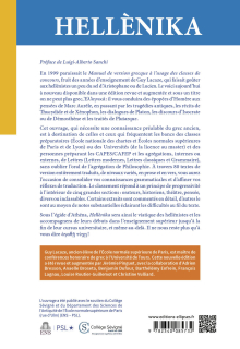 Hellènika. 80 versions grecques commentées. Édition revue et augmentée - CPGE. Université. Concours - 2e édition