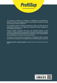 L'essentiel de la grammaire anglaise à l'entrée dans l'enseignement supérieur