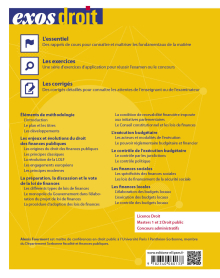 Droit des finances publiques - 40 exercices d'application
