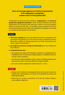 Espagnol. Grammaire en cartes mentales avec exercices corrigés et commentés [B1-C1] - 2e édition