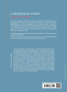 Géographie de la France en dissertations corrigées - 30 sujets complets avec croquis