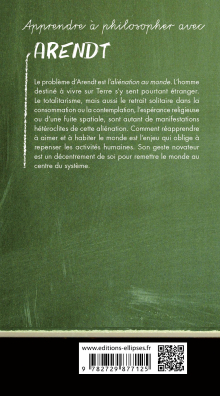 Apprendre à philosopher avec Hannah Arendt