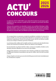 Thèmes sanitaires et sociaux - édition 2025-2026