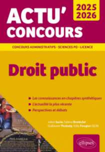 Droit public - édition 2025-2026
