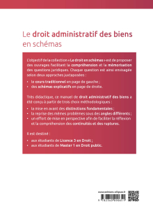 Le droit administratif des biens en schémas - A jour au 1er février 2024
