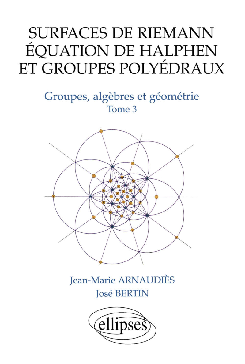 Surfaces de Riemann - Equation de Halphen et groupes polyédraux - Tome 3 Groupes, algèbre et géométrie