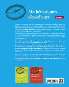 Mathématiques d'excellence - Niveau Première - Cours pour lycéens très motivés - 2e édition