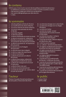 Fiches de Libertés publiques et droits fondamentaux - A jour au 15 mars 2024 - 5e édition