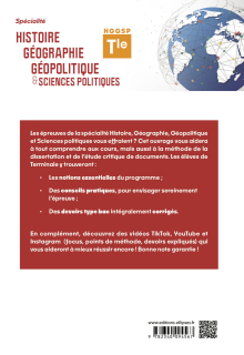 Spécialité Histoire, Géographie, Géopolitique, Sciences politiques. Terminale.