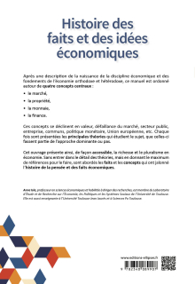Histoire des faits et des idées économiques. Le pluralisme des idées. - 2e édition