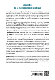 L'essentiel de la méthodologie juridique - 5e édition