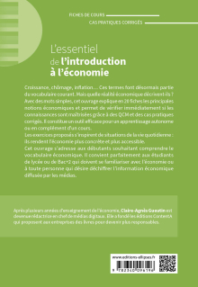 L'essentiel de l'introduction à l'économie - A jour au 15 avril 2024 - 3e édition