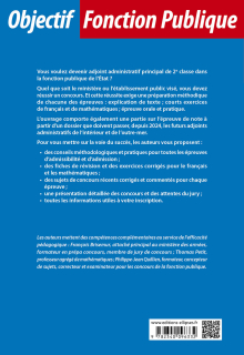 Réussir le concours externe d’adjoint administratif principal de 2e classe de l’État (tout en 1)