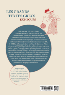 Les grands textes grecs expliqués - Grammaire, vocabulaire, commentaires