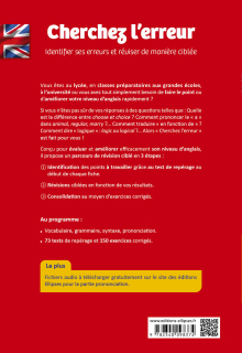 Anglais. Cherchez l'erreur B1-C1 - Identifier ses erreurs et réviser de manière ciblée
