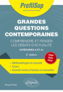 Grandes questions contemporaines - Comprendre et penser les débats d'actualité - Incluant le programme INSP 2024-2025 (science & travail) - 2e édition