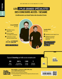Le Grand Manuel du concours ACCES - 10 concours blancs, 100 fiches, 100 vidéos de cours - 7e édition - édition 2025