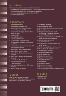 Fiches de procédure civile - À jour au 31 juillet 2024 - 8e édition