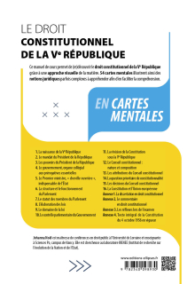 Le Droit constitutionnel de la Ve République en cartes mentales - 2e édition