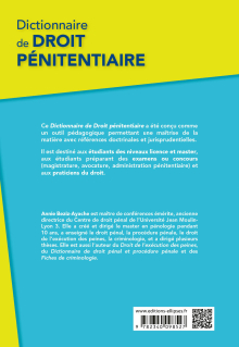 Dictionnaire de Droit pénitentiaire