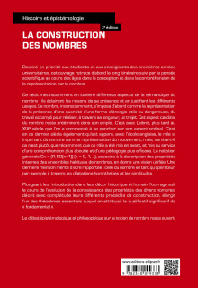 La construction des nombres - Histoire et épistémologie