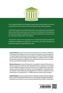 600 questions de culture juridique générale - A jour au 1er octobre 2024 - 2e édition