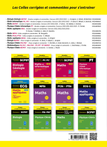 Physique. MPSI. PTSI. Colles corrigées et commentées