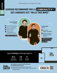 Le Manuel d’Entraînement du TAGE MAGE - 12 tests blancs + 1100 questions + 1100 vidéos - 9e édition - édition 2025