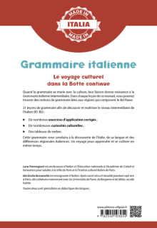 Grammaire italienne - Le voyage culturel dans la Botte continue - B1-B2