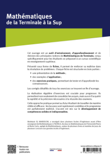 Mathématiques de la Terminale à la Sup - 90 fiches-méthodes, 333 exercices corrigés
