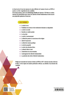 L'épreuve du Grand Oral - CRFPA. 102 fiches de révision - A jour au 15 décembre 2024 - 4e édition