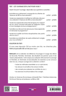 Méthod'SES - Spécialité Sciences économiques et sociales. Terminale.