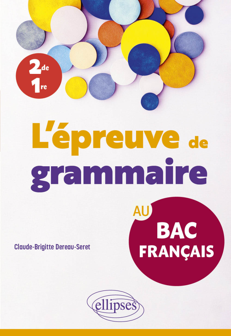 L'épreuve de grammaire au bac français