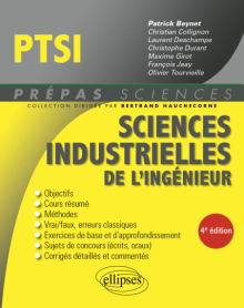 Sciences industrielles de l'ingénieur PTSI - 4e édition