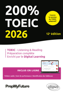 200% TOEIC - Listening & reading - 12e édition - édition 2026