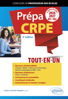 Prépa CRPE tout-en-un Concours 2026-2027 M1/M2 - 2e édition - édition 2026