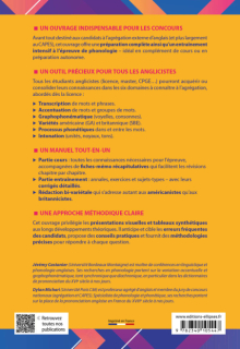 Réussir l'épreuve de phonologie à l'agrégation externe d'anglais - Préparation complète à l’épreuve : cours, annales, exercices, sujets-types, corrigés - Licence, CAPES, Agrégation