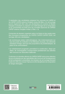 CAPES Anglais 2026 - Épreuve écrite disciplinaire - La composition - Préparation et sujets corrigés